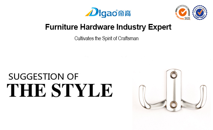 DIgao furniture chrome coat hooks supplier hat wall coat