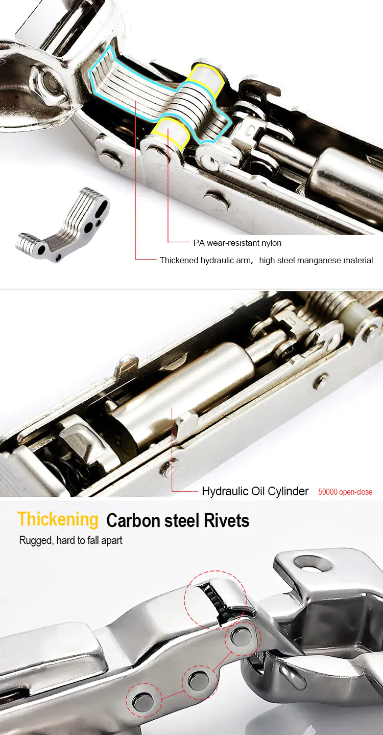 on-sale hydraulic hinges stainless customization for Klicken cabinet