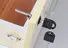 Evergood Secure Zinc Alloy Metal 288 Office Furniture 3 Unit Front File Cabinet Drawer Lock
