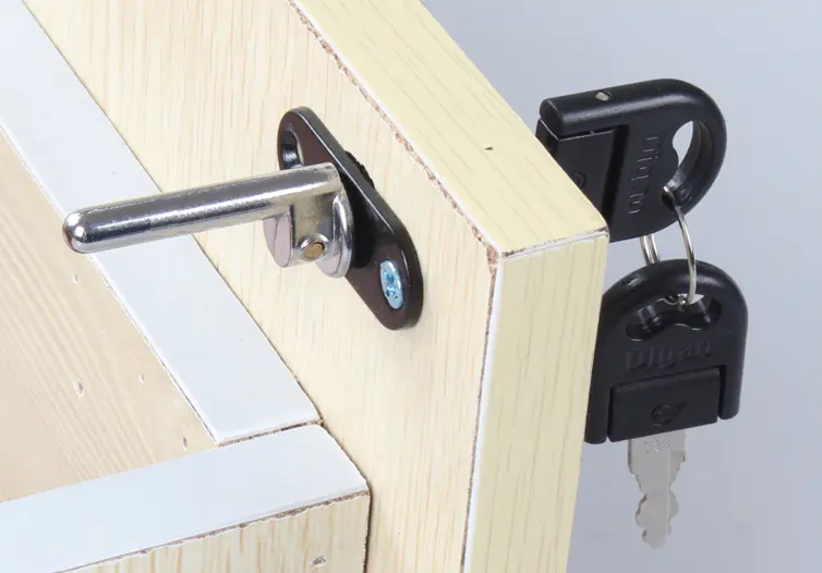 DIgao portable table drawer lock plastic