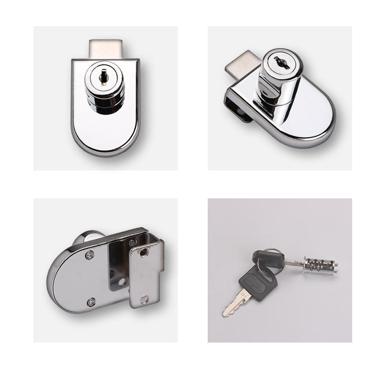 durable showcase lock key customization
