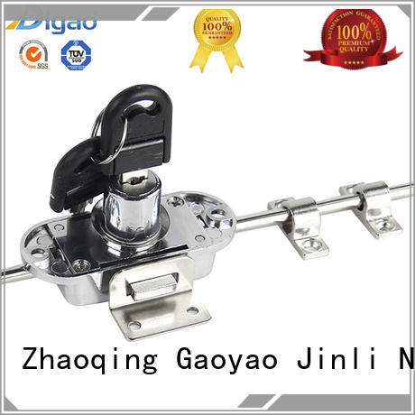 bar rotating rod alloy wardrobe with lock and key DIgao Brand