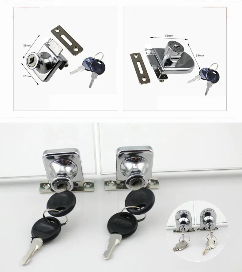 Custom single showcase lock alloy DIgao
