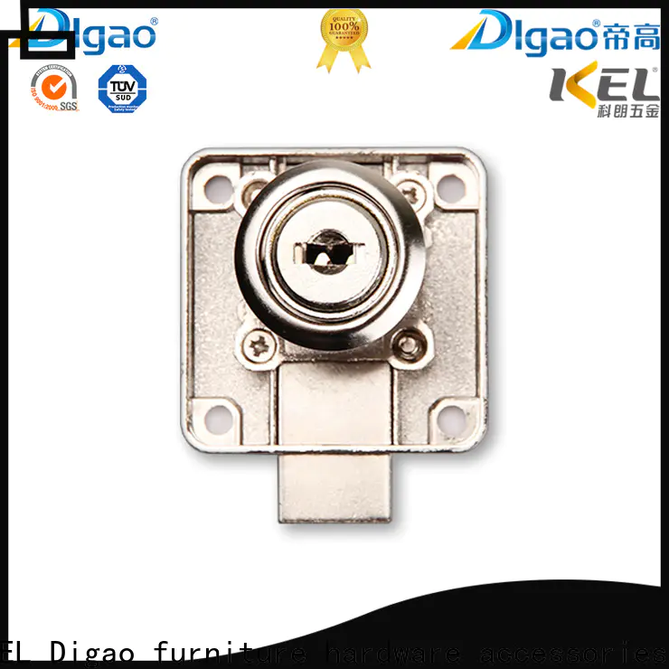 DIgao chrome cabinet drawer locks supplier for furniture